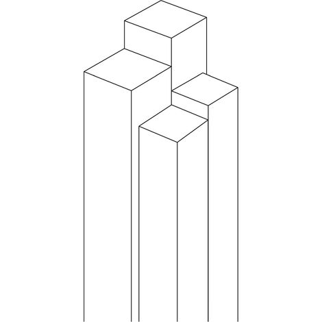 Kantholz kdi grün gehobelt+gefast, 9x9x300 cm