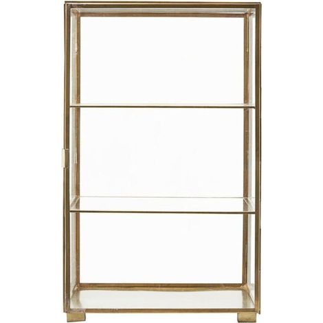 Vitrine Glass Laiton h 56 cm (1/3)