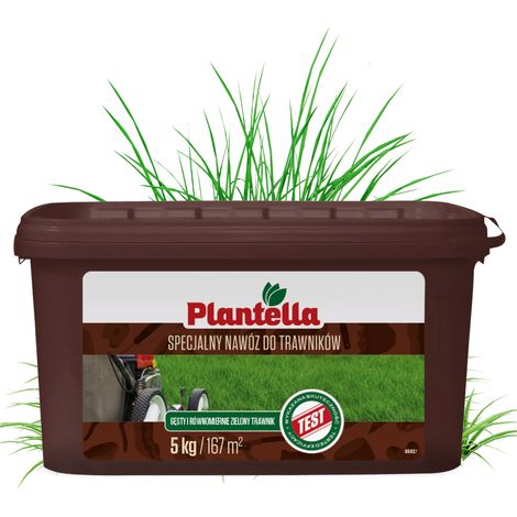 PLANTELLA Frühjahrs-Rasendünger Stickstoff für Ziergräser 5 kg