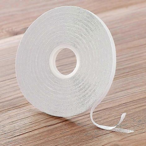 Bande adhésive double face hydrosoluble en tissu, fixée à la main, temporairement hydrosoluble, aiguille à coudre, tissu respirant (1/5)