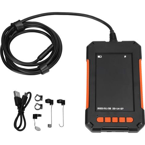 Endoscope de 4,3 pouces avec écran 1080p étanche pour canalisations murales, conduits et tuyaux de plomberie domestique (1/5)