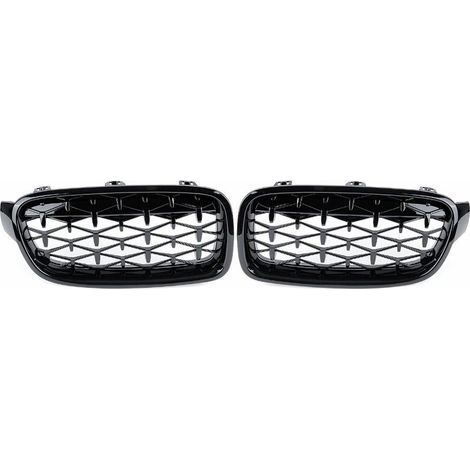 Grille de calandre diamant noir brillant pour BMW série 3 F30 F31 F35 F80 berline Estate Touring 13-19 (1/3)