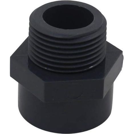 Embout filete pvc male 50mm embout a visser piscine raccord mixte pvc manchon fileté pvc,DN40,2pcs (Diamètre Intérieur 50mm - 1-1/2" filetage) (1/5)