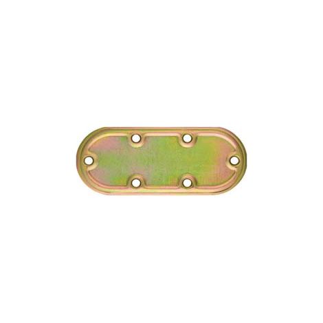 PIASTRA DI GIUNZIONE PESANTE DRITTA ARROTONDATA ART.970- - mm.120x50 - spessore mm.2,2 - 50 pezzi ALDEGHI