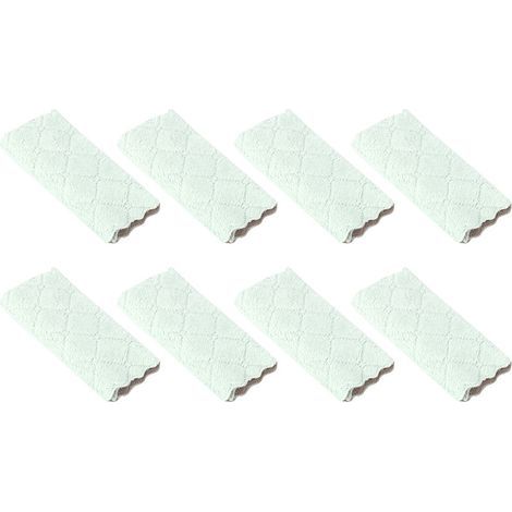 8 pièces chiffon doux double face absorption eau torchon vaisselle outil nettoyage cuisine (1/5)