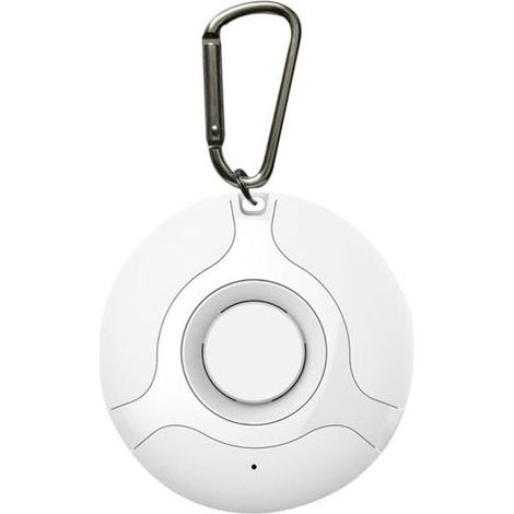 pair Répulsif à ultrasons pour tiques et puces Rechargeable Portable Haute fréquence Sans danger pour les personnes et les animaux Convient pour une utilisation en extérieur Blanc (1/4)