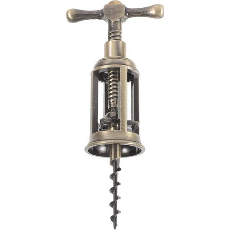 Ouvre-bouteille à vis manuel robuste en alliage de zinc-16.00X7.00X5.00CM (1/4)