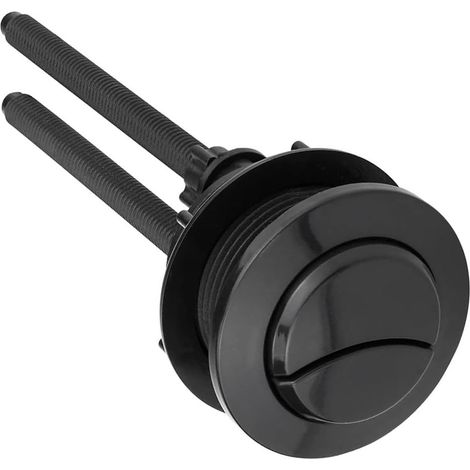 Bouton de chasse d'eau noir (1/5)