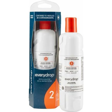 Everydrop by Whirlpool Eis- und Wasserkühlschrankfilter 2, EDR2RXD1, Einzelpackung