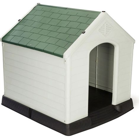 Cuccia in plastica da esterno modello Cubetto per cani (1/2)