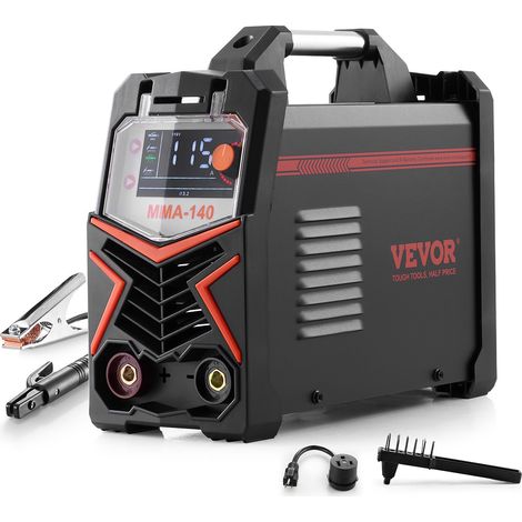 Poste à Souder TIG, 140 A, Machine de Soudage 4 en 1, Grand Écran LED, DC Pulse TIG/DC Pulse MMA/Lift TIG/MMA (Stick), Soudeur Électrique avec Démarrage à Chaud Onduleur IGBT Contrôle Synergique (1/5)