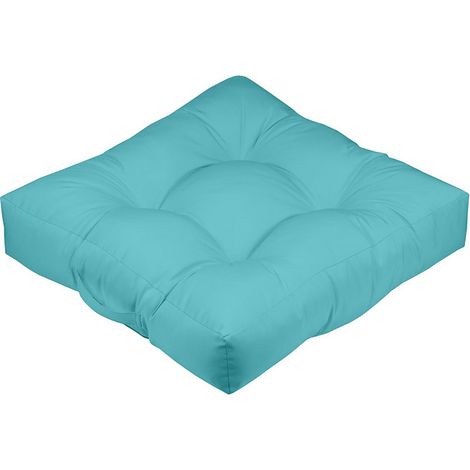 Cuscino da pavimento in stoffa Hawai Outdoor Aqua 60x60x12cm - Stoffa