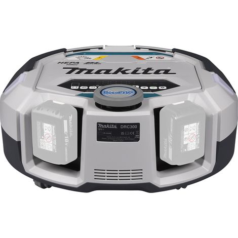 Makita – Robot aspirateur 2x18V – Alimentation par batteries – Aspiration efficace pour surfaces dures – Moteur performant pour nettoyage rapide - DRC300Z
