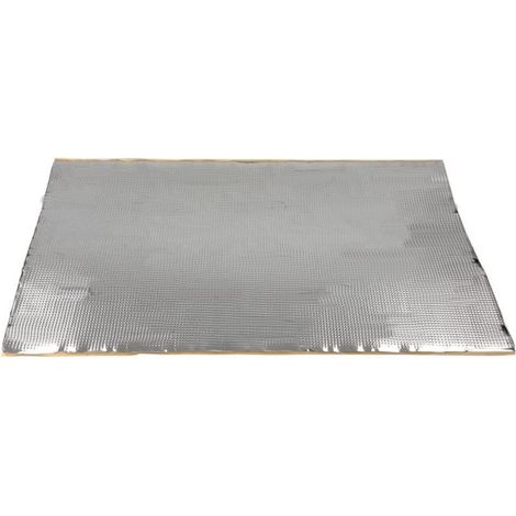 5x Plaques isolation phonique aluminium 460 x 800 x 1.8mm Butyle plus aluminium