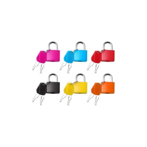 Lot de 6 mini cadenas pour valise avec clé (1/5)