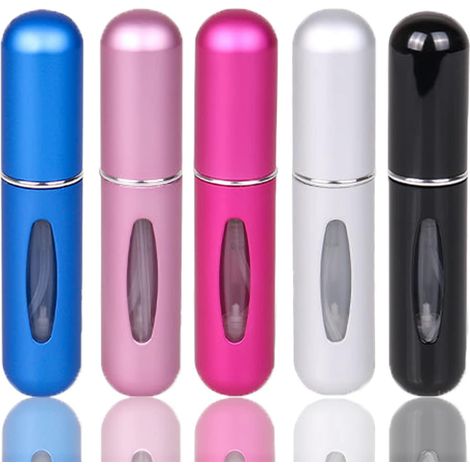 Flacons atomiseurs de parfum rechargeables 5 packs 5 ml
