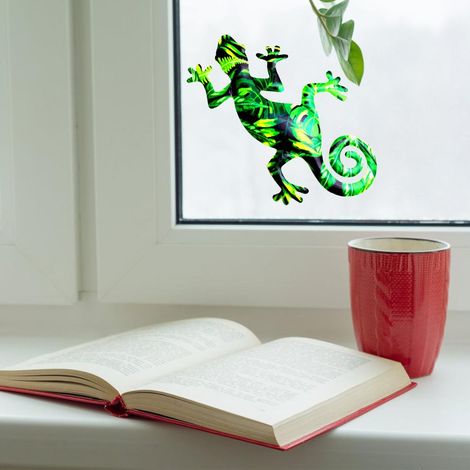 Décoration murale en métal gecko, sculpture suspendue pour salon, chambre, bureau, jardin. (1/5)