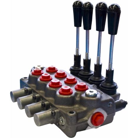 Distributore Walvoil SD5 a 4 leve doppio effetto e doppio effetto flottante - 40L (1/5)