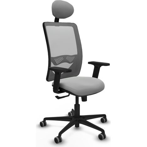 Chaise piqueras y crespo Zulema noir accoudoirs réglables (1/2)