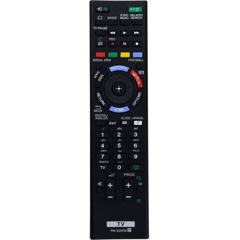 Télécommande TV Compatible avec Sony RM-ED058, sans configuration անհրաժեշտ (1/5)