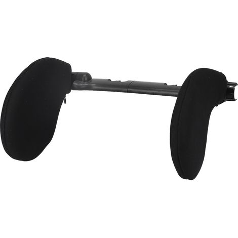 Appui-tête latéral pour enfants et adultes, appui-tête de voiture, coussin cervical, coussin cervical pour siège auto, noir (1/5)