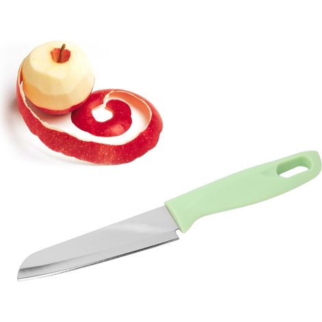 Couteau de cuisine portable en acier inoxydable pour fruits et melons avec étui, usage domestique