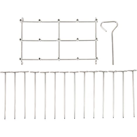 Support de brochettes vertical rotatif en acier inoxydable pour grill et friteuse, compatible Ninja Foodi DZ201 8L (1/5)