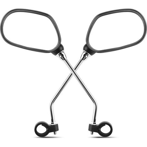 2 pièces rétroviseur arrière pour vélo, réglable, rotatif à 360 degrés, rétroviseur pour trottinette électrique, rétroviseur pour guidon de VTT, scooter