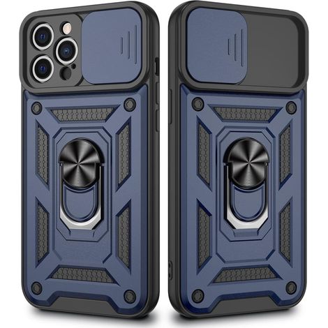 Kompatibel mit iPhone 12 Pro Max Hülle mit Schiebekameraabdeckung &