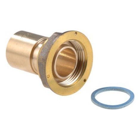 Clesse:raccord gaznaturel/propane reseau raccord 2 pieces a joint ploat compteur Cal.20 entree:6/20sortie:22x1 a braser