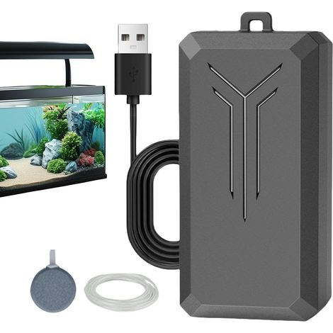 air pour aquarium pompe oxygne petit arateur silencieux avec (1/5)