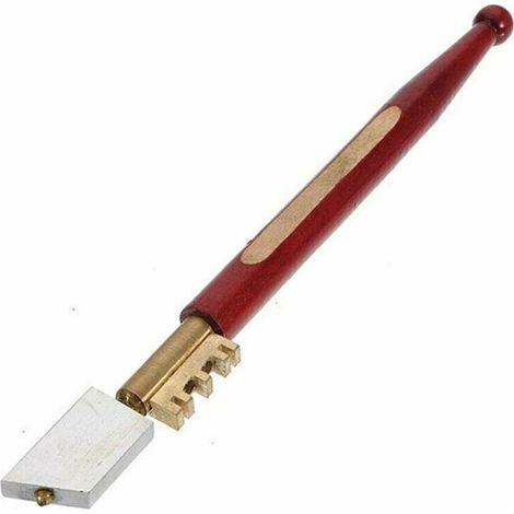 VURAHOME - 1x Glasschneidwerkzeug, Glasschneider mit 175mm Diamantspitze, Professionelles Diamantschneidwerkzeug für Glaser zur Bearbeitung dicker Glasmosaikfliesen (1/5)