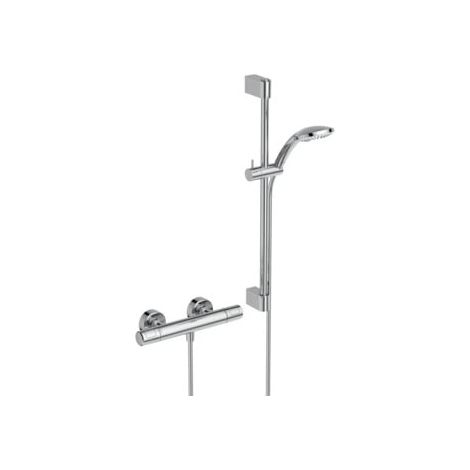 Combiné de douche avec mitigeur thermostatique OLYOS chromé