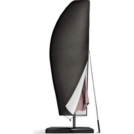 TAISHENGDA Sonnenschirmhülle, 420D Oxford-Gewebe, wasserdicht, staubdicht, UV-beständig, schwarz, 205 x 57/48/25 cm (1/5)