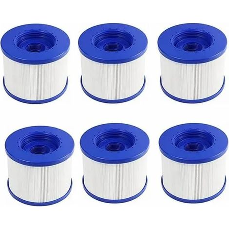 Filtre - Cartouche Filtration Standard - Pack de 6 - Compatible avec plusieurs modèles