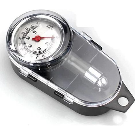 Manomètre de pression des pneus de haute précision - Manomètre de pression des pneus avec affichage numérique pour moto, voiture, camping-car, SUV, quad (0-100 PSI) (1/5)