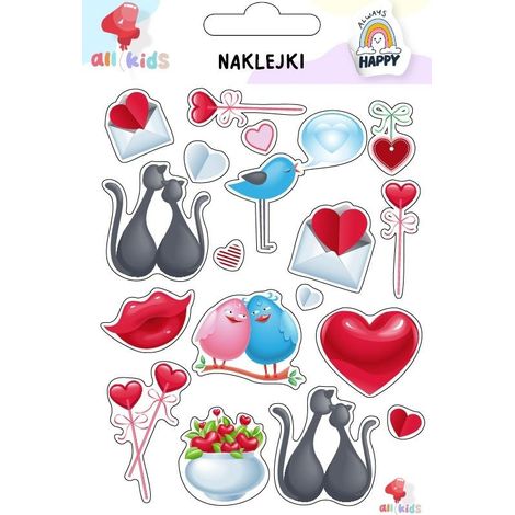 Adesivi di San Valentino per bambini 2