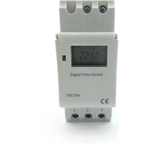 Programador horario digital 230V AC (1/2)
