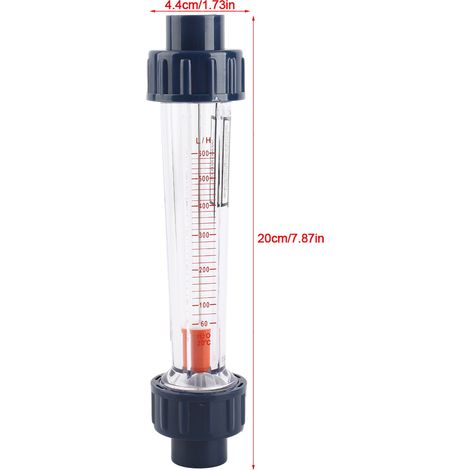 Débitmètre coudé LZS-15D, plage de mesure 60-600 L/h (1/5)