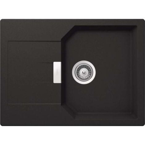 Schock Einbauspüle Cristalite Manhattan D-100 S A Onyx GON Exzenterbedienung (1/2)