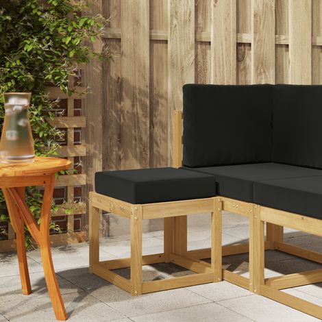 Maison Exclusive - Outdoor Hocker Bank Weiß 43 x 43 x 45 cm Massi (1/4)