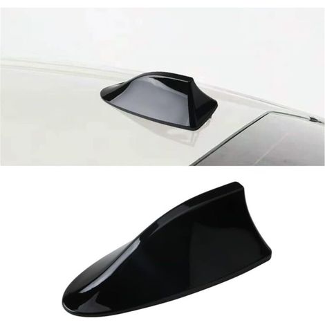 Antenne Voiture,Accessoire Voiture Tuning,Antenne Requin,Diffuseur De Spoiler De Pare-Chocs Arrière,Protections d'ailes de Voiture,Convient à la Plupart des SUV,Voitures(Noir)