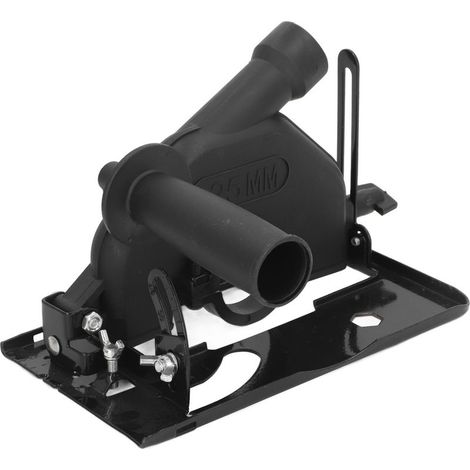 Support de coupe avec carter de protection pour meuleuse d'angle, protection réglable de 100 à 125 mm, kit de fraisage 4 pièces (1/5)