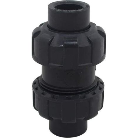 Clapet anti retour a boule 20 25 32 40 50 63mm clapet piscine clapet antiretour anti refoulement pvc vanne soupape anti retour (Diamètre intérieur 40mm)