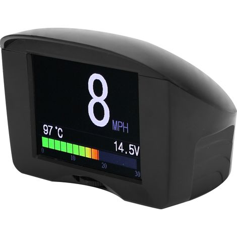 X50 Plus Multifunktions-HUD-Head-up-Display für Autos mit OBD-Smart-Digitalanzeige für Spannung und Temperatur (1/5)