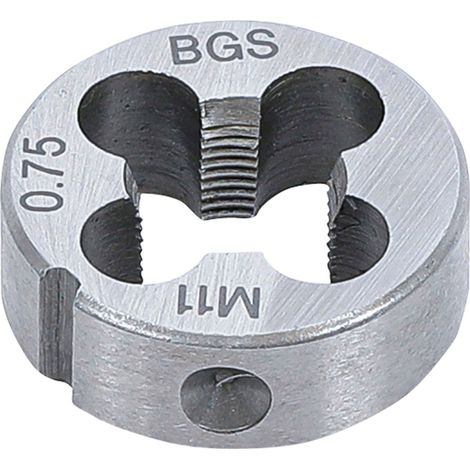 BGS TECHNIC BGS 1900-M11X0.75-S FILIÈRE À FILETAGE M11 X 0,75 X 25 MM (1/2)