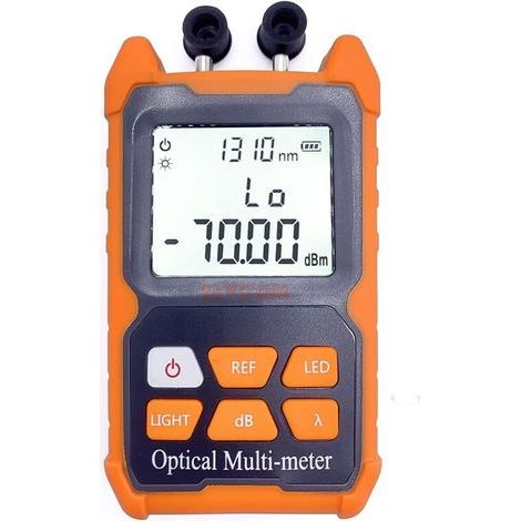 Multimètre Optique Portable E-200 Photomètre avec VFL, Plage de Test : -70 dBm à +6 dBm NPTERBL (1/5)