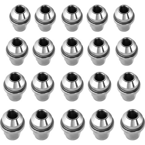 20pc alloy wheel nuts 21mm Hex M14 x 1.5 taper fits For Ford Transit Custom Van (1/5)