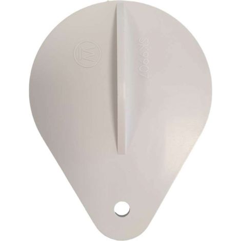 Hayward – Clapet pour skimmer de piscine – Longueur 9.2 cm – Largeur 7 cm – Blanc – Compatible avec skimmers Cofies Design Omega - SKX9907