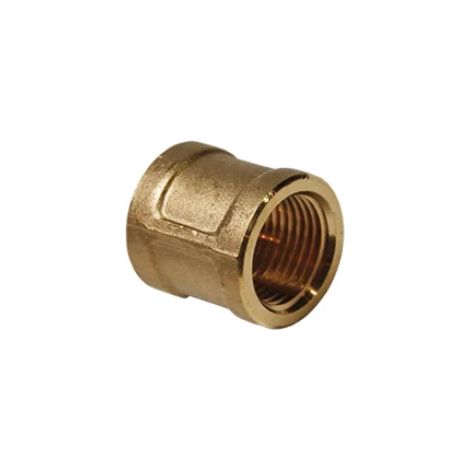 Manguito de latón Idmar de 3/4" DN20 para fontanería